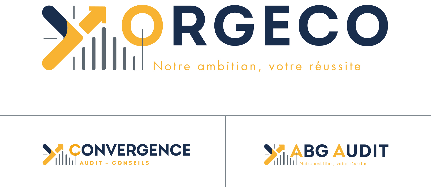Refonte du logo Orgeco ABG Audit Convergence